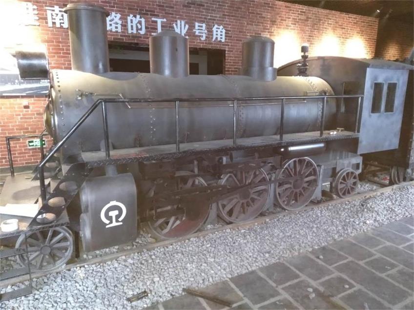 商水县蒸汽火车模型